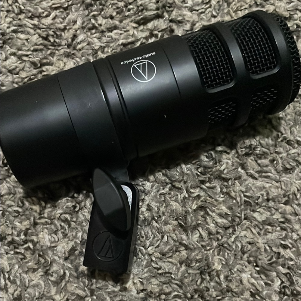 Audio Technica Matte Black Microphone